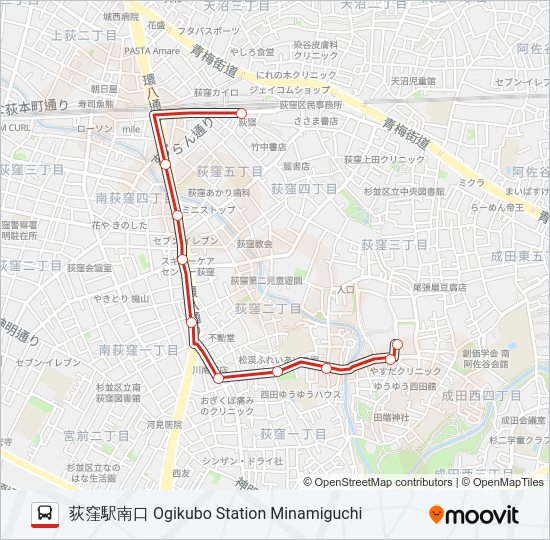 荻51  Line Map