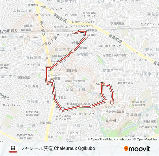 荻51  Line Map