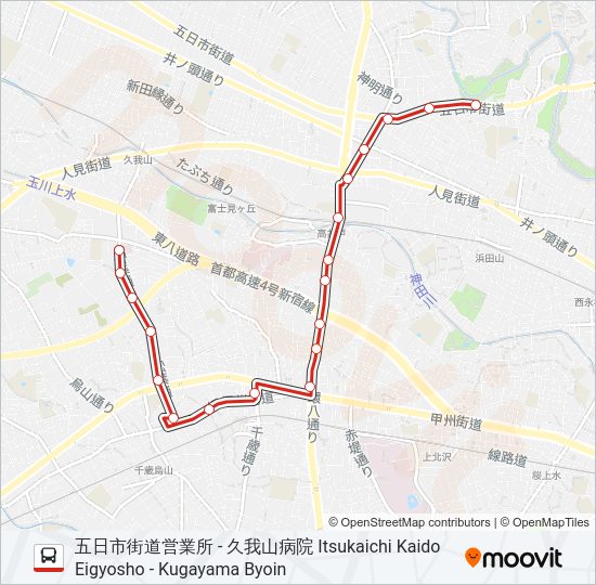 烏01-1  Line Map