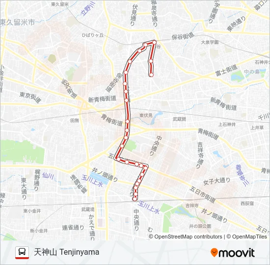 鷹21-1  Line Map