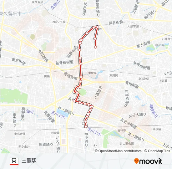 鷹21-1  Line Map