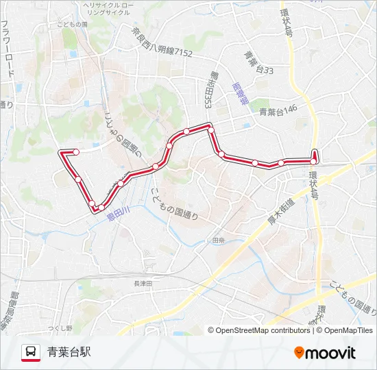 青55  Line Map