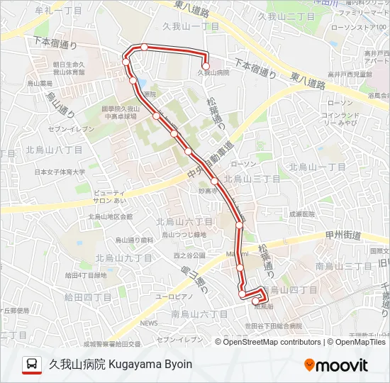 烏01  Line Map
