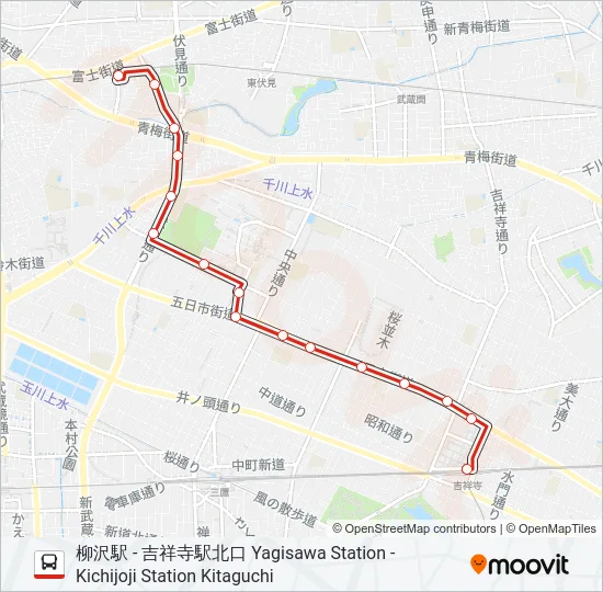 吉53  Line Map