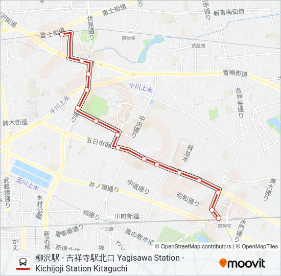 吉53 の路線図