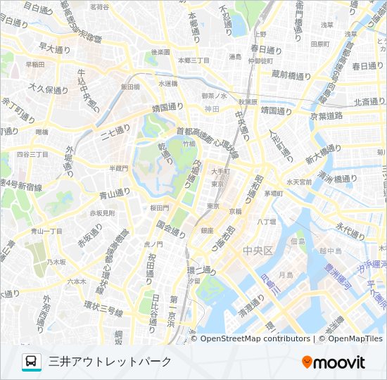 入市40 直通ルート スケジュール 停車地 地図 三井アウトレットパーク