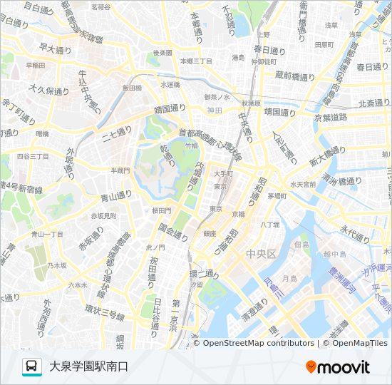 荻15 2ルート スケジュール 停車地 地図 大泉学園駅南口