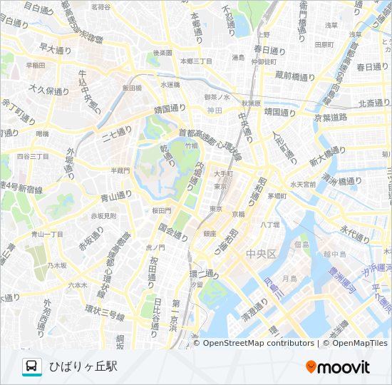 鷹22ルート スケジュール 停車地 地図 ひばりヶ丘駅