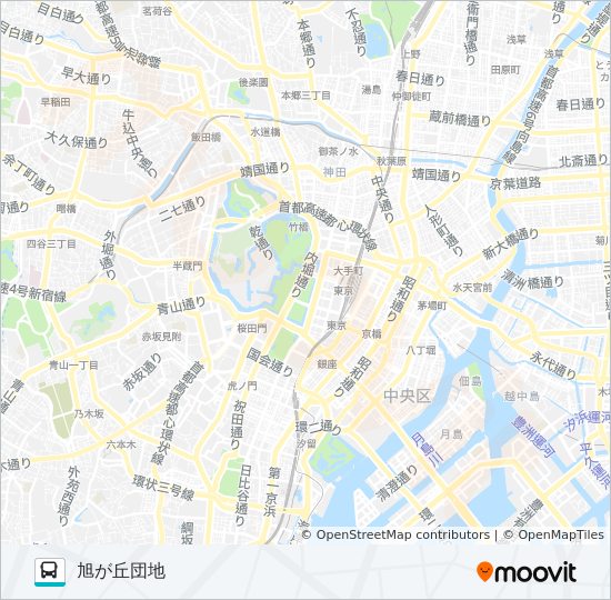 清63ルート スケジュール 停車地 地図 旭が丘団地