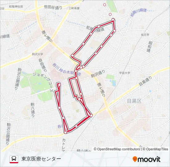 都立34  Line Map
