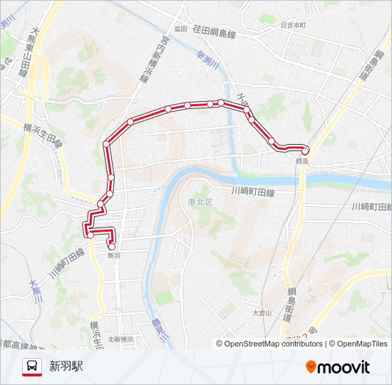 綱73 バスの路線図