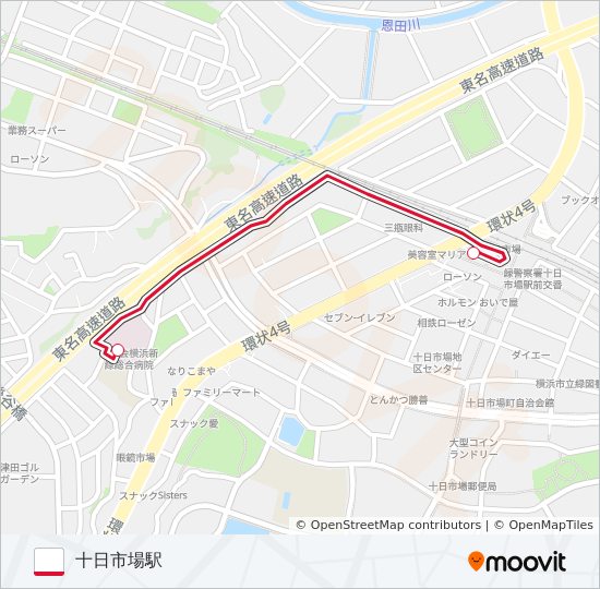 十91 bus Line Map