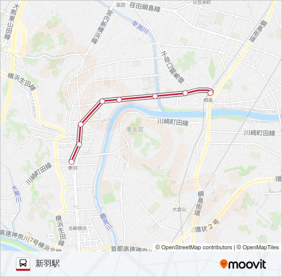 綱74 バスの路線図