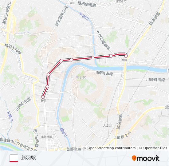 綱74 bus Line Map