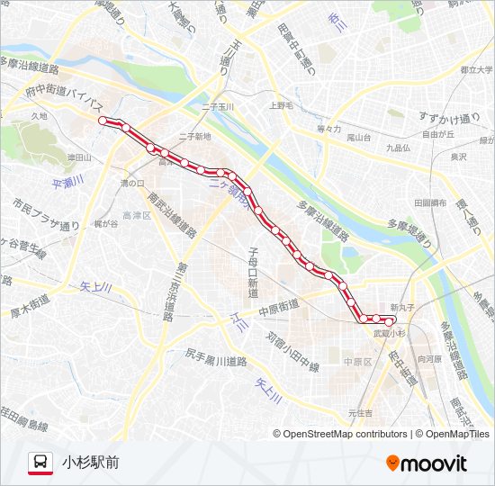 溝02 bus Line Map