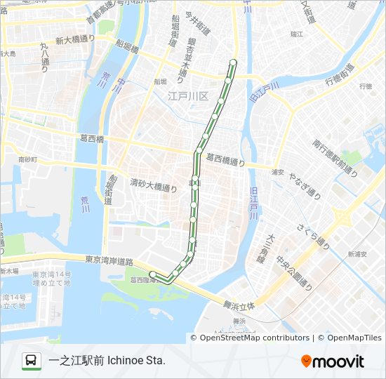 臨海281 Route Schedules Stops Maps 一之江駅前 Ichinoe Sta Updated