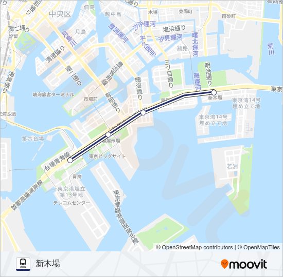 りんかい線 Train Line Map