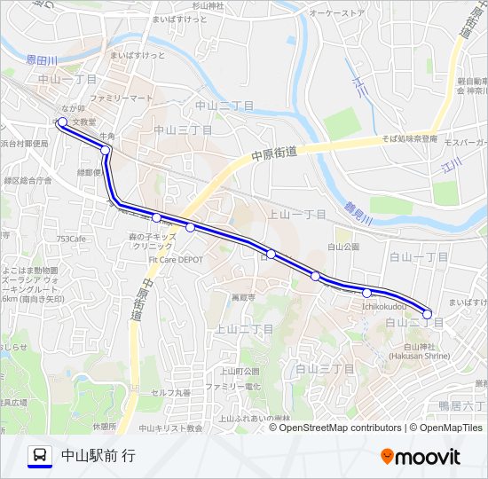 001系統 Bus Line Map