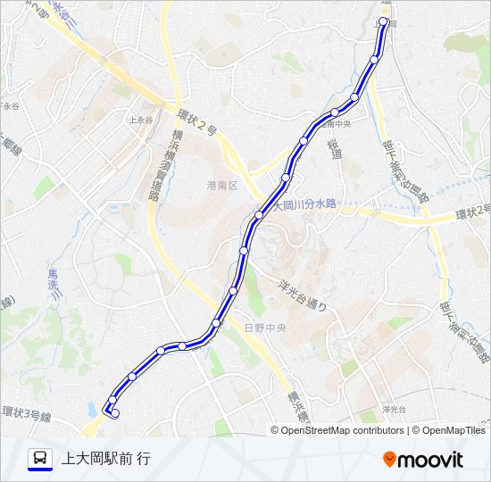 002系統 Bus Line Map