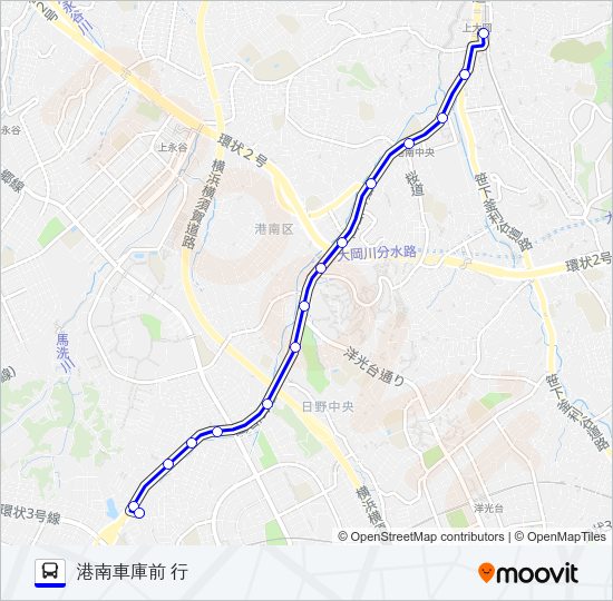 002系統 Bus Line Map