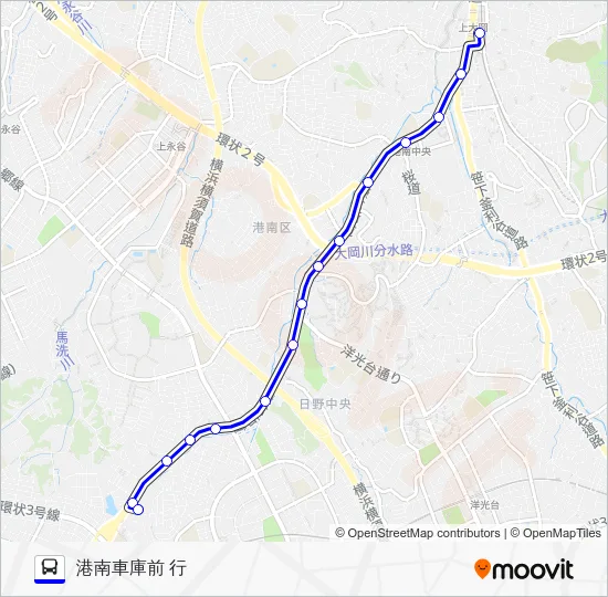 002系統 Bus Line Map