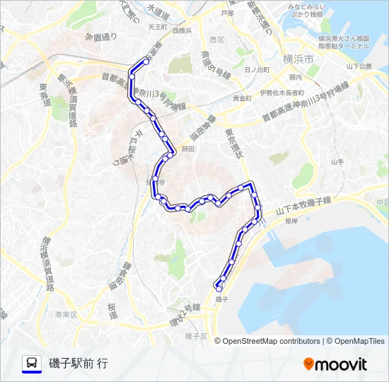 009系統 Bus Line Map