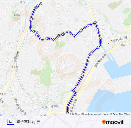 009系統 Bus Line Map