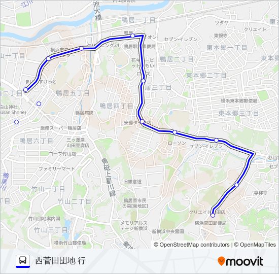 012系統 Bus Line Map