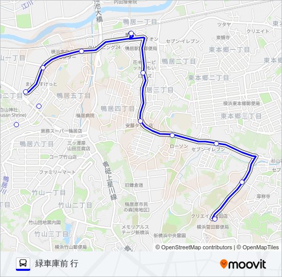 012系統 Bus Line Map
