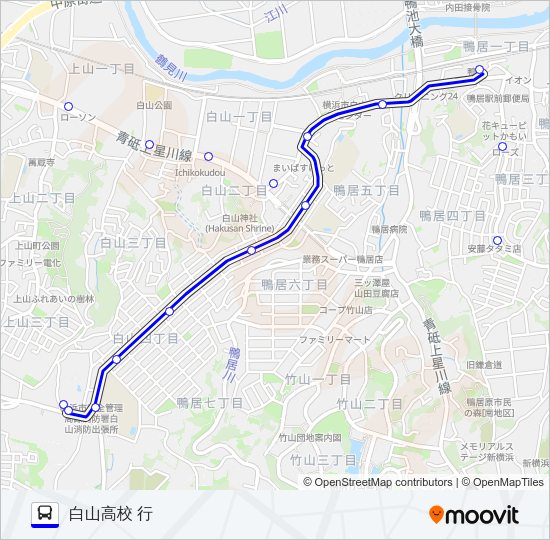012系統 Bus Line Map