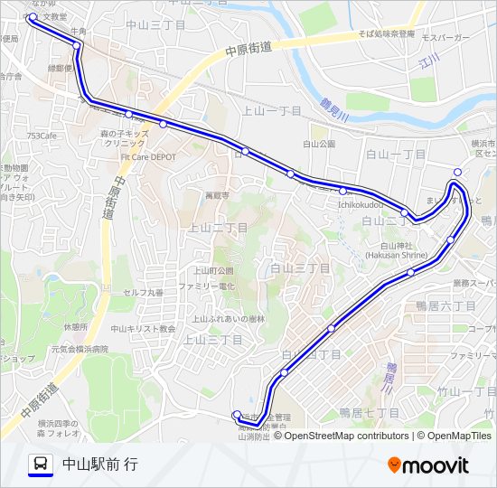012系統 Bus Line Map