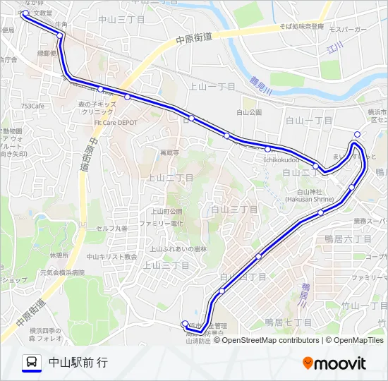 012系統 Bus Line Map