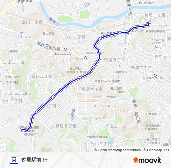 012系統 Bus Line Map