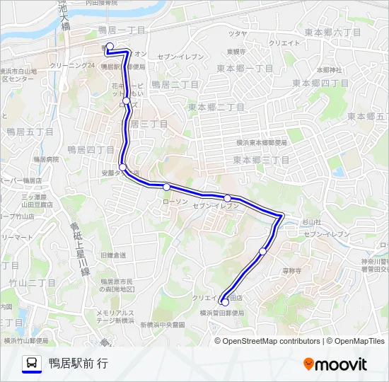 012系統 Bus Line Map