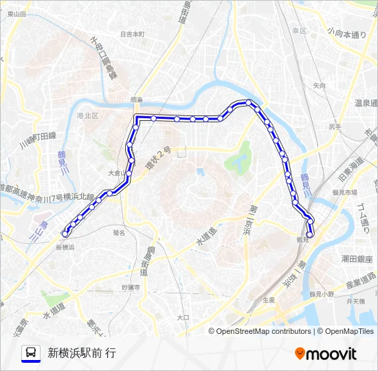 Route 013 Bus Line Map
