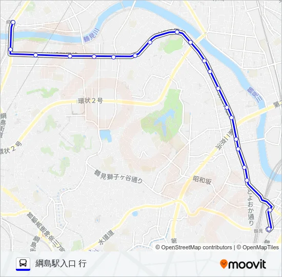 013系統 バスの路線図