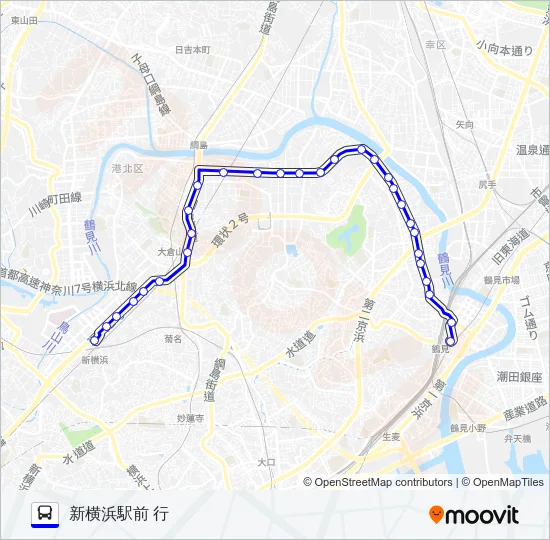 013系統 バスの路線図