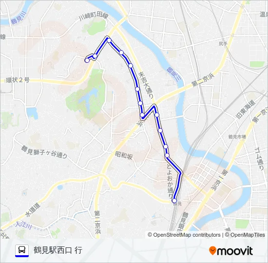 014系統 バスの路線図