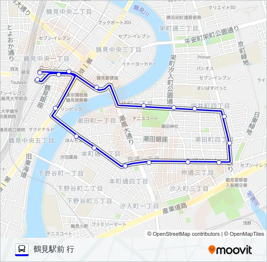 015系統 バスの路線図
