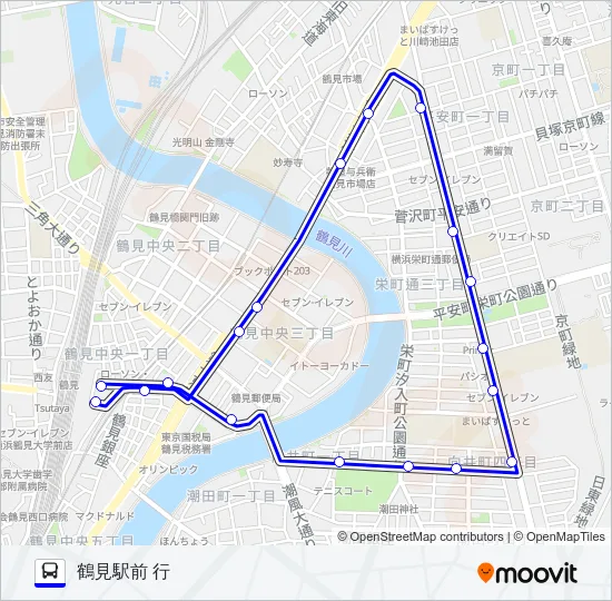 016系統 バスの路線図