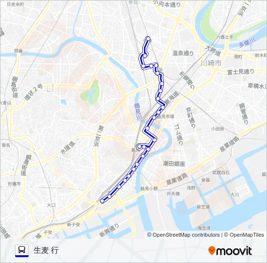 018系統 バスの路線図