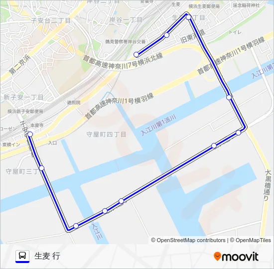 Route 019 Bus Line Map
