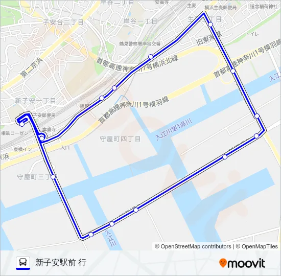 019系統 バスの路線図