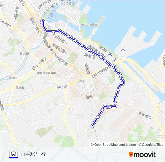 020系統 Bus Line Map