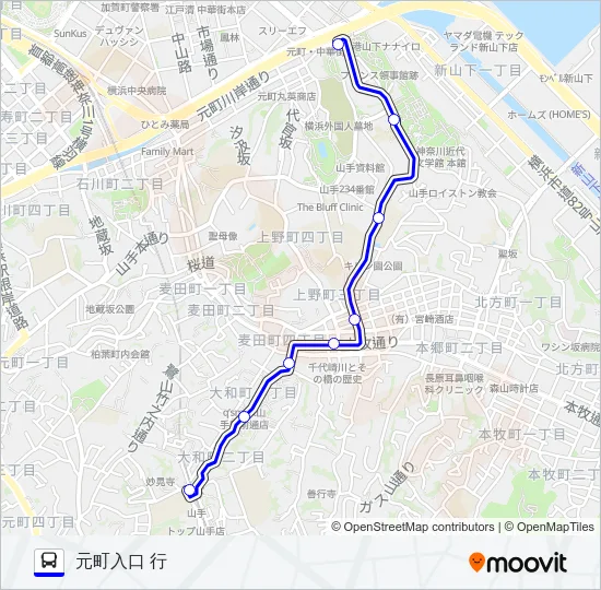 020系統 Bus Line Map