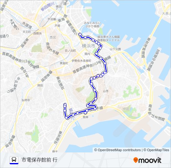 021系統 Bus Line Map
