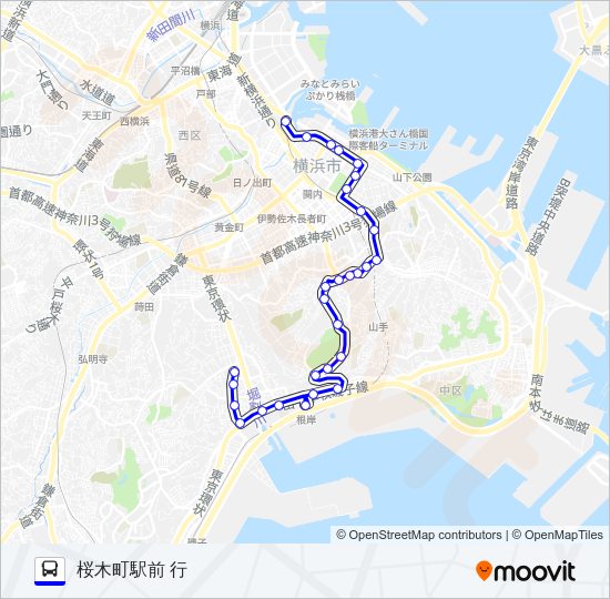021系統 Bus Line Map
