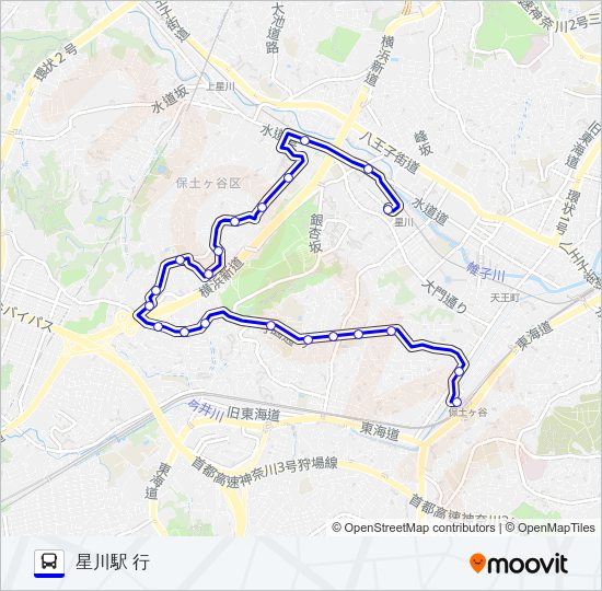 022系統 Bus Line Map