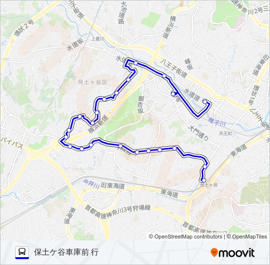 022系統 Bus Line Map