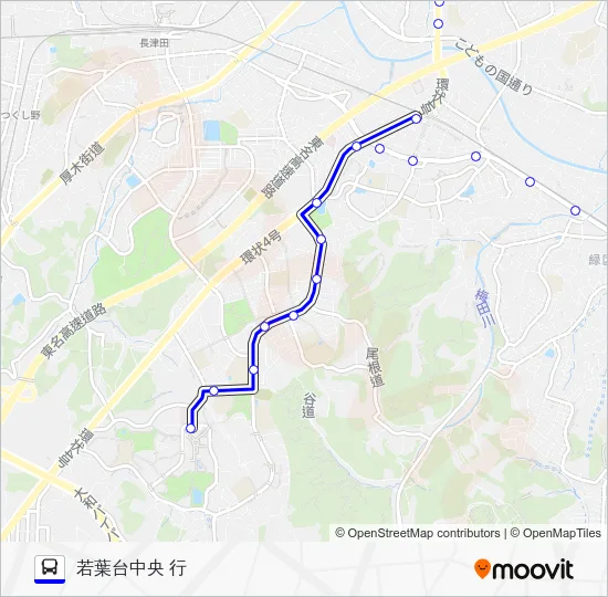 Route 023 Bus Line Map